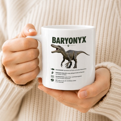 Tasse »Baronyx Dinosaurier-Motiv«