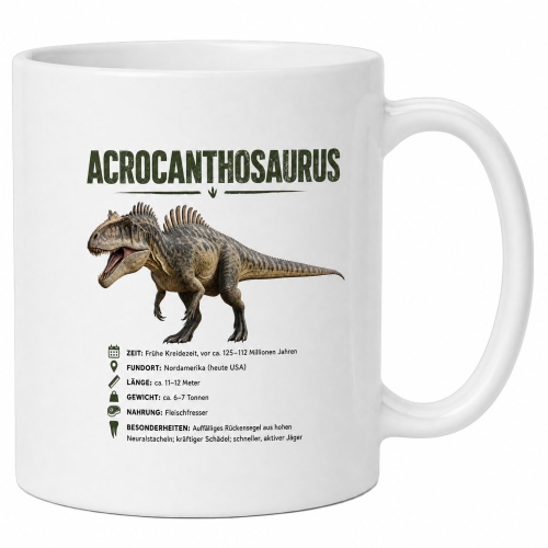 Tasse »Acrocanthosaurus«