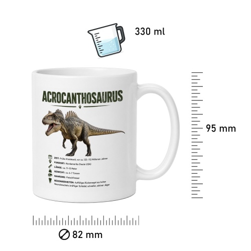 Tasse »Acrocanthosaurus«