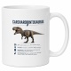 Tasse »Carcharodontosaurus Dino-Wissen«