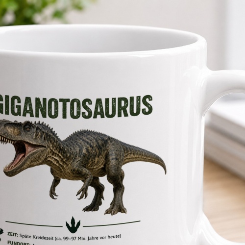 Tasse »Giganotosaurus Dino-Wissen«