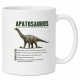 Tasse »Apatosaurus – Dinosaurier Fakten«