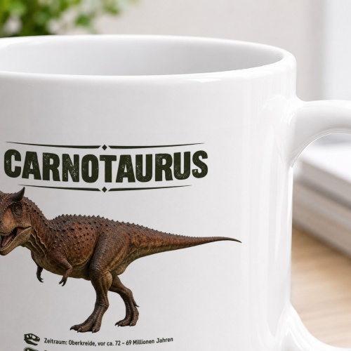 Tasse »Carnotaurus Dinosaurier-Motiv«