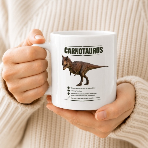 Tasse »Carnotaurus Dinosaurier-Motiv«