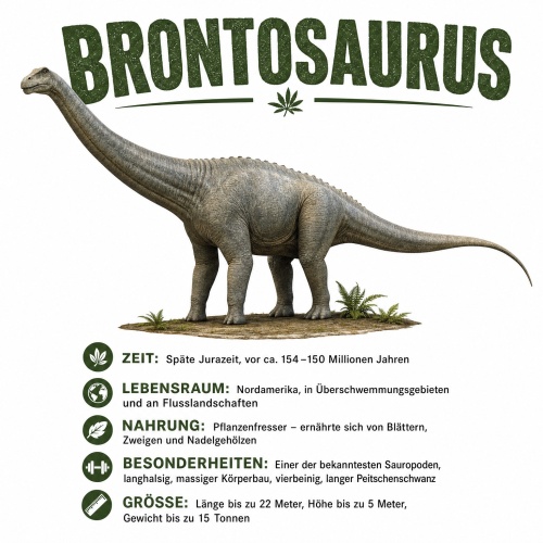Tasse »Brontosaurus – Dinosaurier-Wissen«