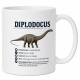 Tasse »Diplodocus Dinosaurier-Wissen«