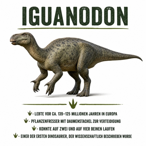 Tasse »Iguanodon – Dinosaurier-Wissen«
