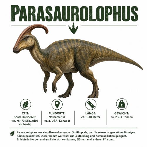 Tasse »Parasaurolophus Dinosaurier-Motiv«