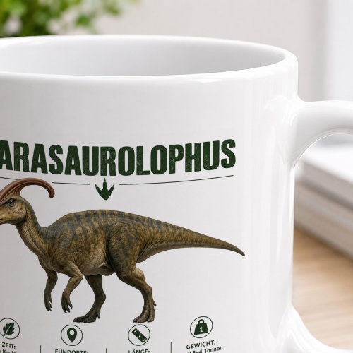 Tasse »Parasaurolophus Dinosaurier-Motiv«
