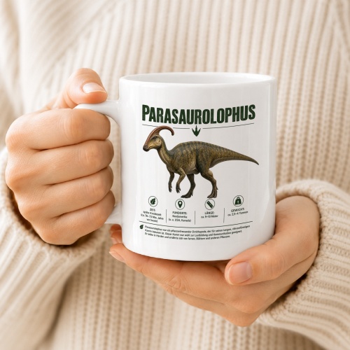Tasse »Parasaurolophus Dinosaurier-Motiv«