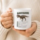 Tasse »Albertosaurus – Dinosaurier Fakten«