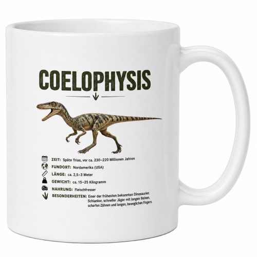 Tasse »Coelophysis Dinosaurier«