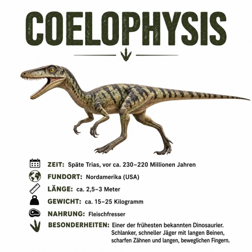 Tasse »Coelophysis Dinosaurier«