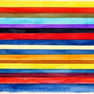 Tasse "Watercolor stripes"