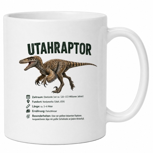 Tasse »Utahraptor Dinosaurier«