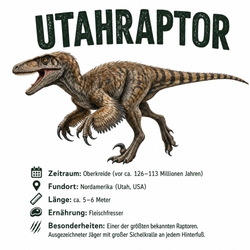 Tasse »Utahraptor Dinosaurier«