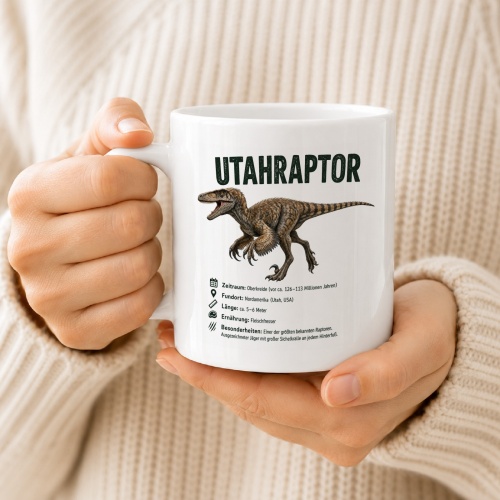 Tasse »Utahraptor Dinosaurier«