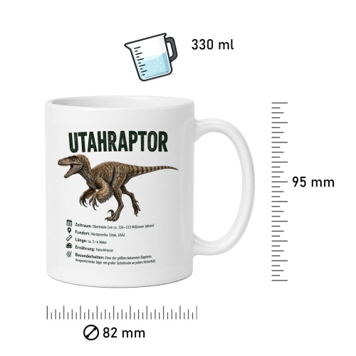 Tasse »Utahraptor Dinosaurier«