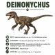 Tasse »Deinonychus Dinosaurier-Motiv«