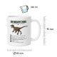 Tasse »Deinonychus Dinosaurier-Motiv«