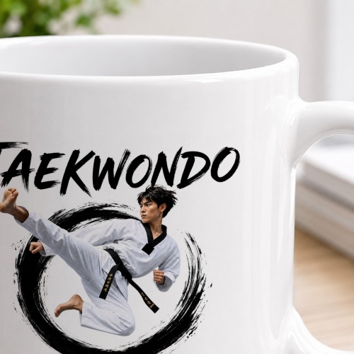 Tasse »Taekwondo – Schnelligkeit. Kraft. Kontrolle.«