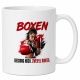 Tasse »Boxen – Deckung hoch. Zweifel runter.«