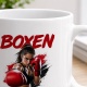 Tasse »Boxen – Deckung hoch. Zweifel runter.«