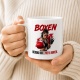 Tasse »Boxen – Deckung hoch. Zweifel runter.«