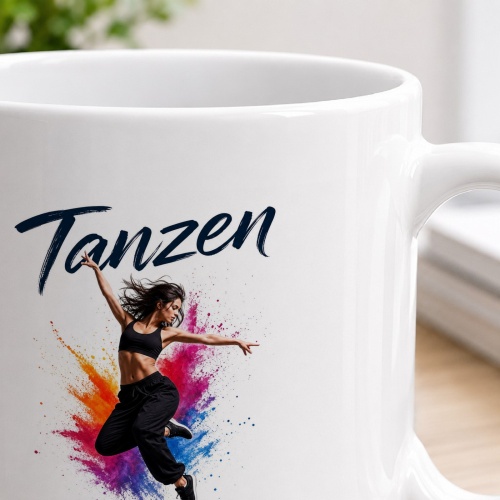 Tasse »Tanzen – Rhythmus im Herzen«