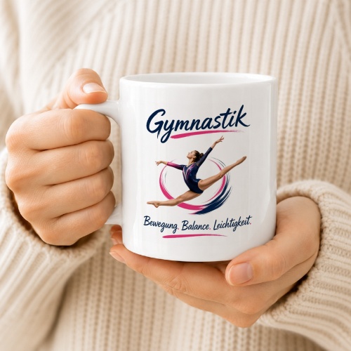 Tasse »Gymnastik. Bewegung. Balance. Leichtigkeit.«