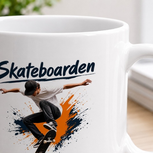 Tasse »Skateboarden – Balance. Mut. Freiheit.«