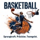 Tasse »BASKETBALL – Sprungkraft. Präzision. Teamgeist.«