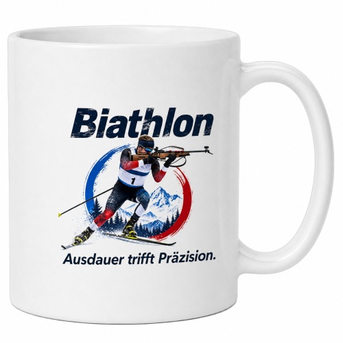 Tasse »Biathlon – Ausdauer trifft...