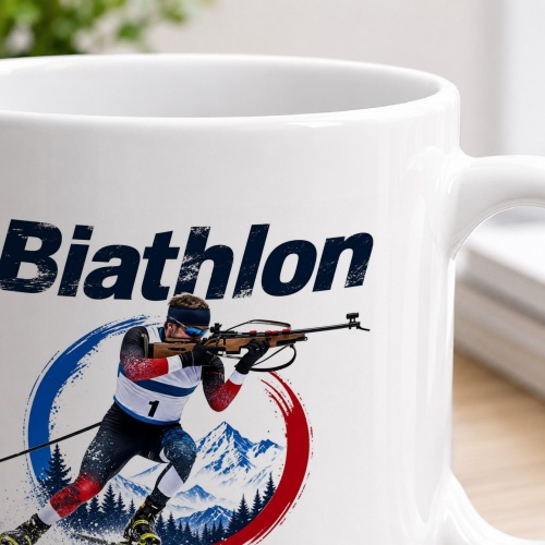 Tasse »Biathlon – Ausdauer trifft Präzision«