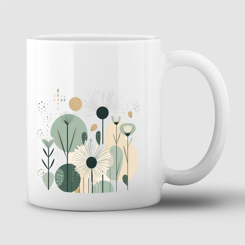 Tasse "Modern Botanical - Olive"
