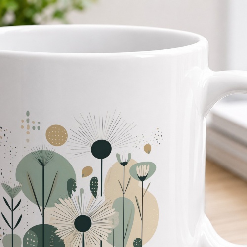 Tasse »Modern Botanical - Olive«