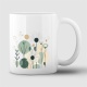 Tasse "Modern Botanical - Olive"