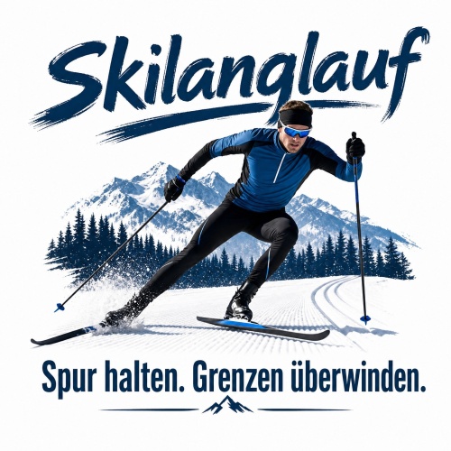 Tasse »Skilanglauf – Spur halten. Grenzen...