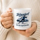 Tasse »Skilanglauf – Spur halten. Grenzen überwinden.«