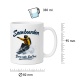 Tasse »Snowboarden – Berg runter. Kopf frei.«