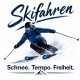 Tasse »Skifahren – Schnee. Tempo. Freiheit.«