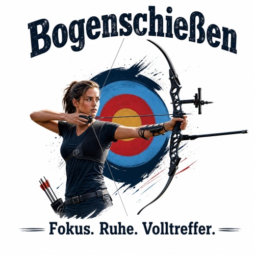 Tasse »Bogenschiessen – Fokus. Ruhe....