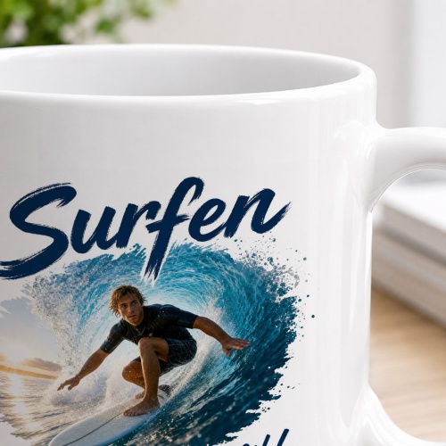 Tasse »Surfen – Eine Welle. Ein Gefühl.«