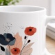 Tasse »Terracotta Red Floral«