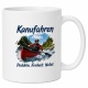Tasse »Kanufahren – Paddeln. Freiheit. Natur.«