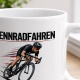 Tasse »Rennradfahren – Kilometer. Freiheit. Geschwindigkeit.«