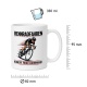 Tasse »Rennradfahren – Kilometer. Freiheit. Geschwindigkeit.«
