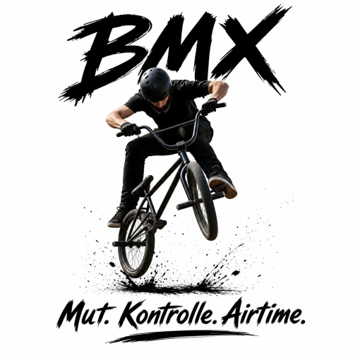 Tasse »BMX – Mut. Kontrolle. Airtime.«