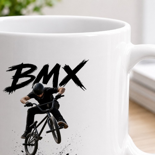 Tasse »BMX – Mut. Kontrolle. Airtime.«