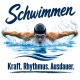 Tasse »Schwimmen – Kraft. Rhythmus. Ausdauer.«